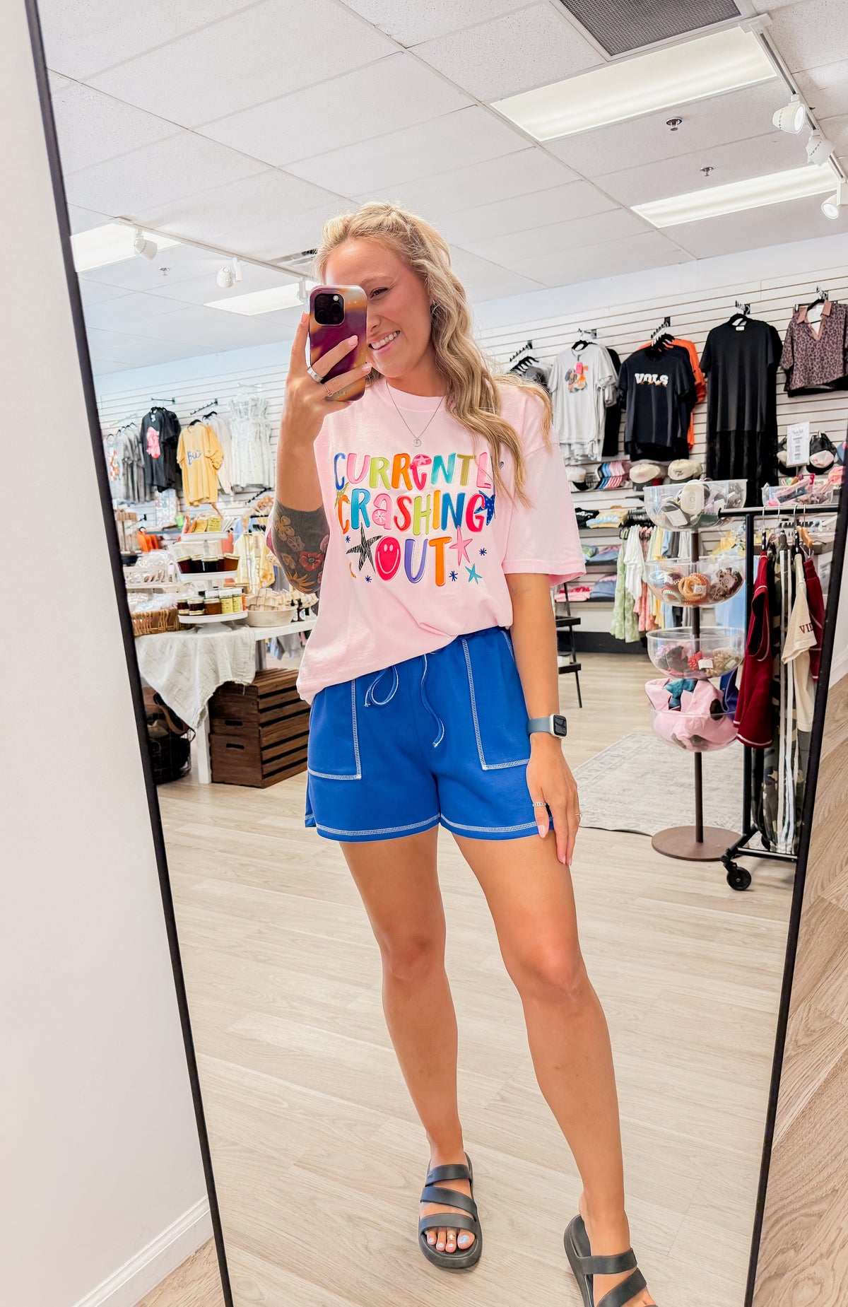 Currently Crashing Out Graphic Tee