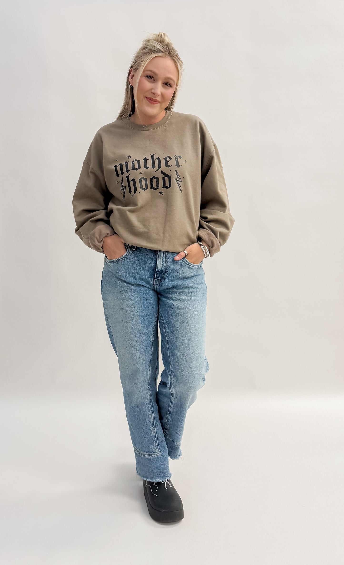 Motherhood Graphic Crewneck