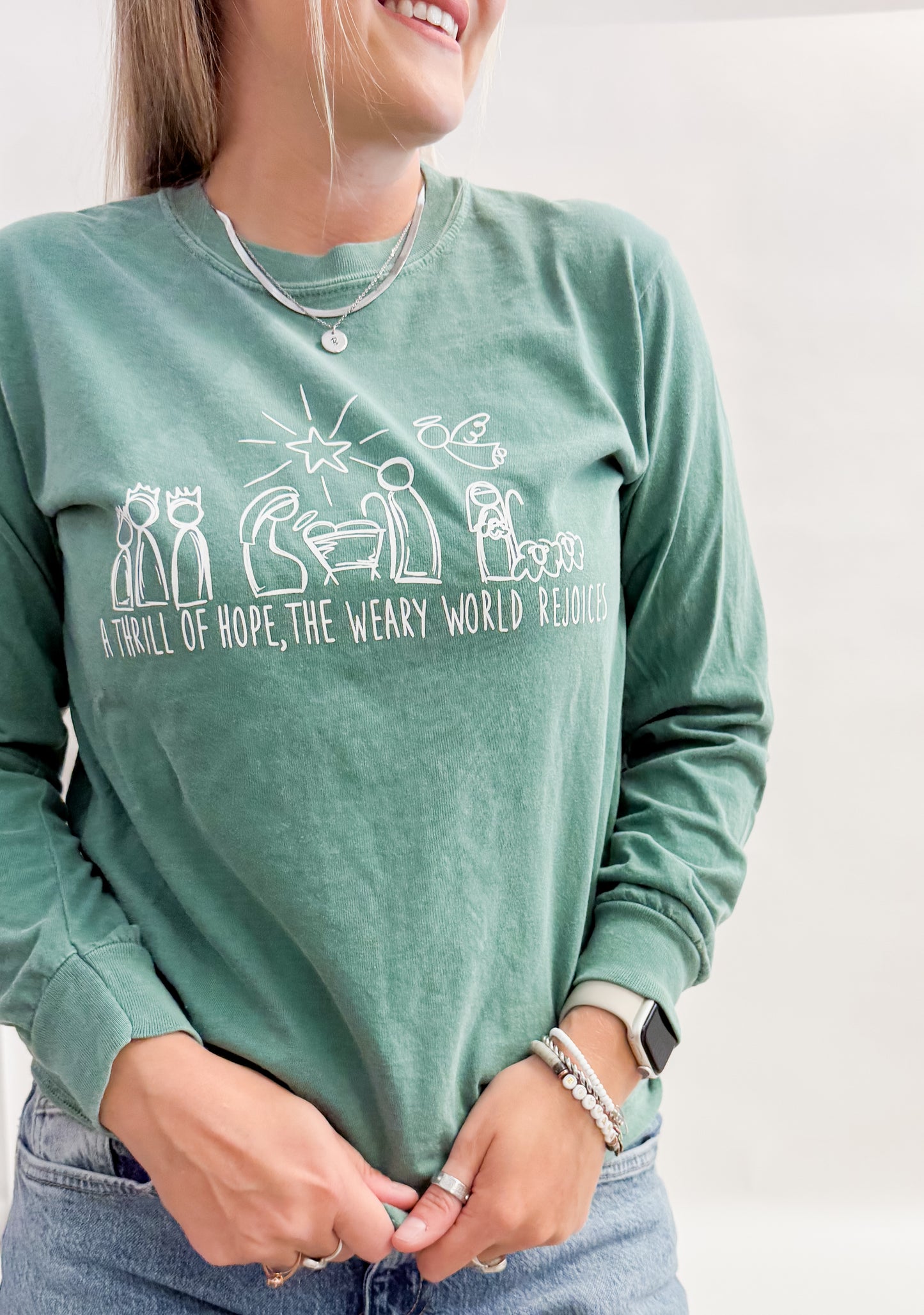 Rejoice Long Sleeve Graphic Tee