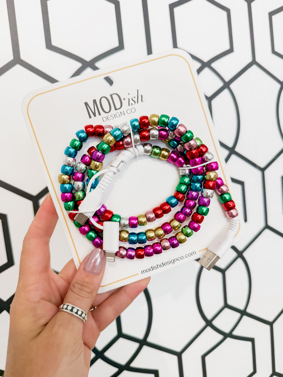 Beaded Charging Cords