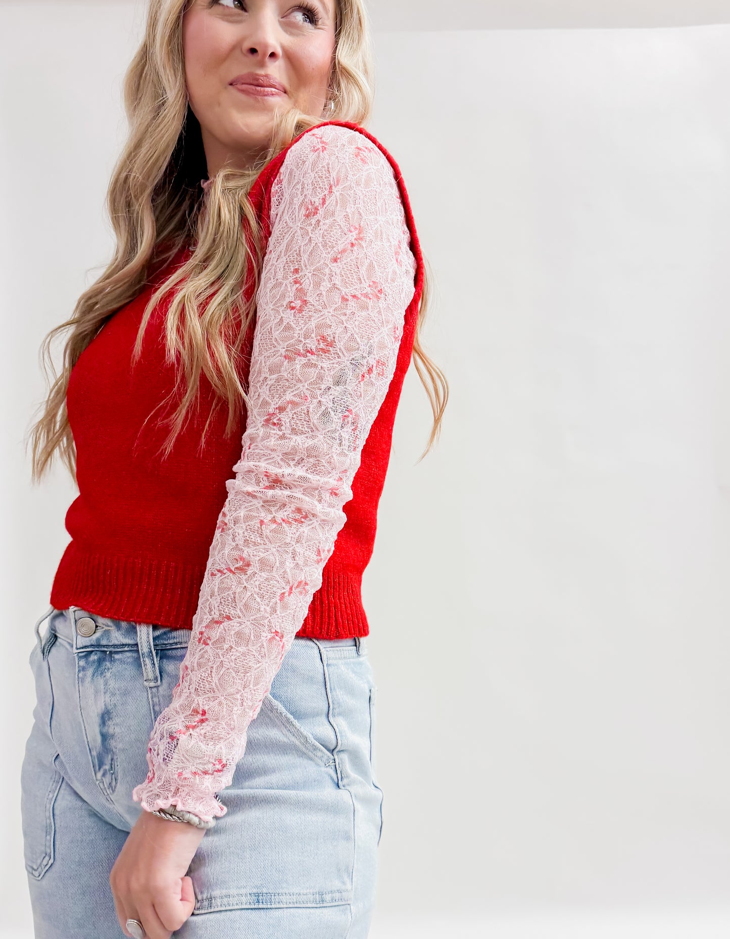 Deerfield Dr. Lace Long Sleeve