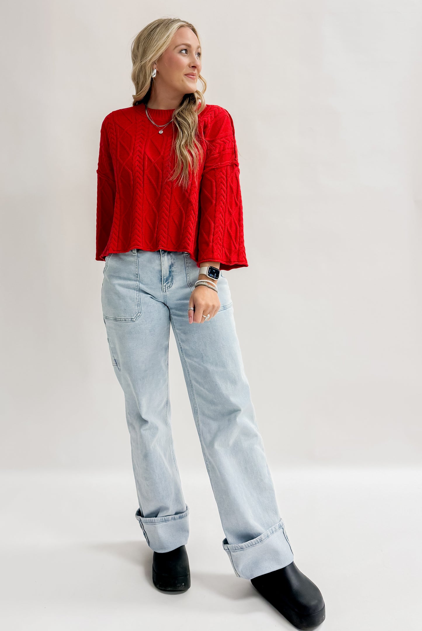 E Mary St. Cable Knit Sweater