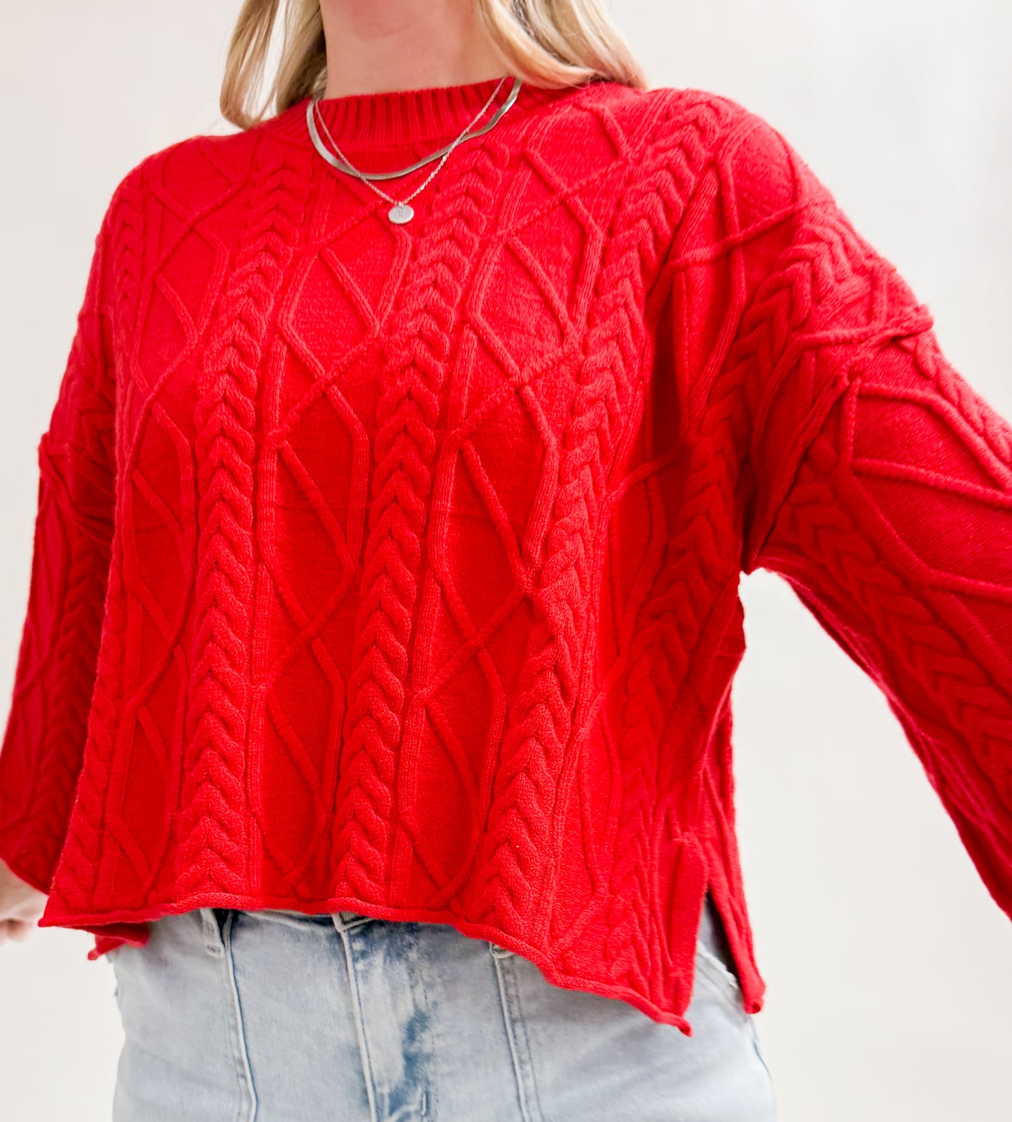 E Mary St. Cable Knit Sweater