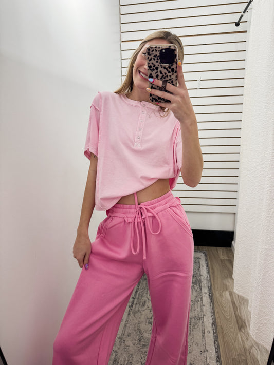 Hill Dr. Wide Leg Sweatpants
