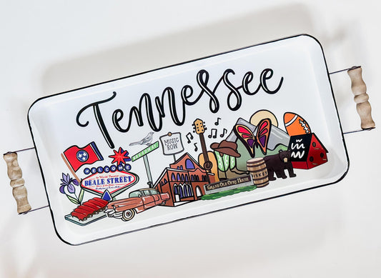 State of Tennessee Landmark Tray