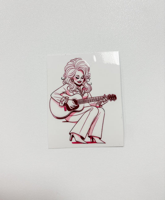 Dolly Guitar Sticker