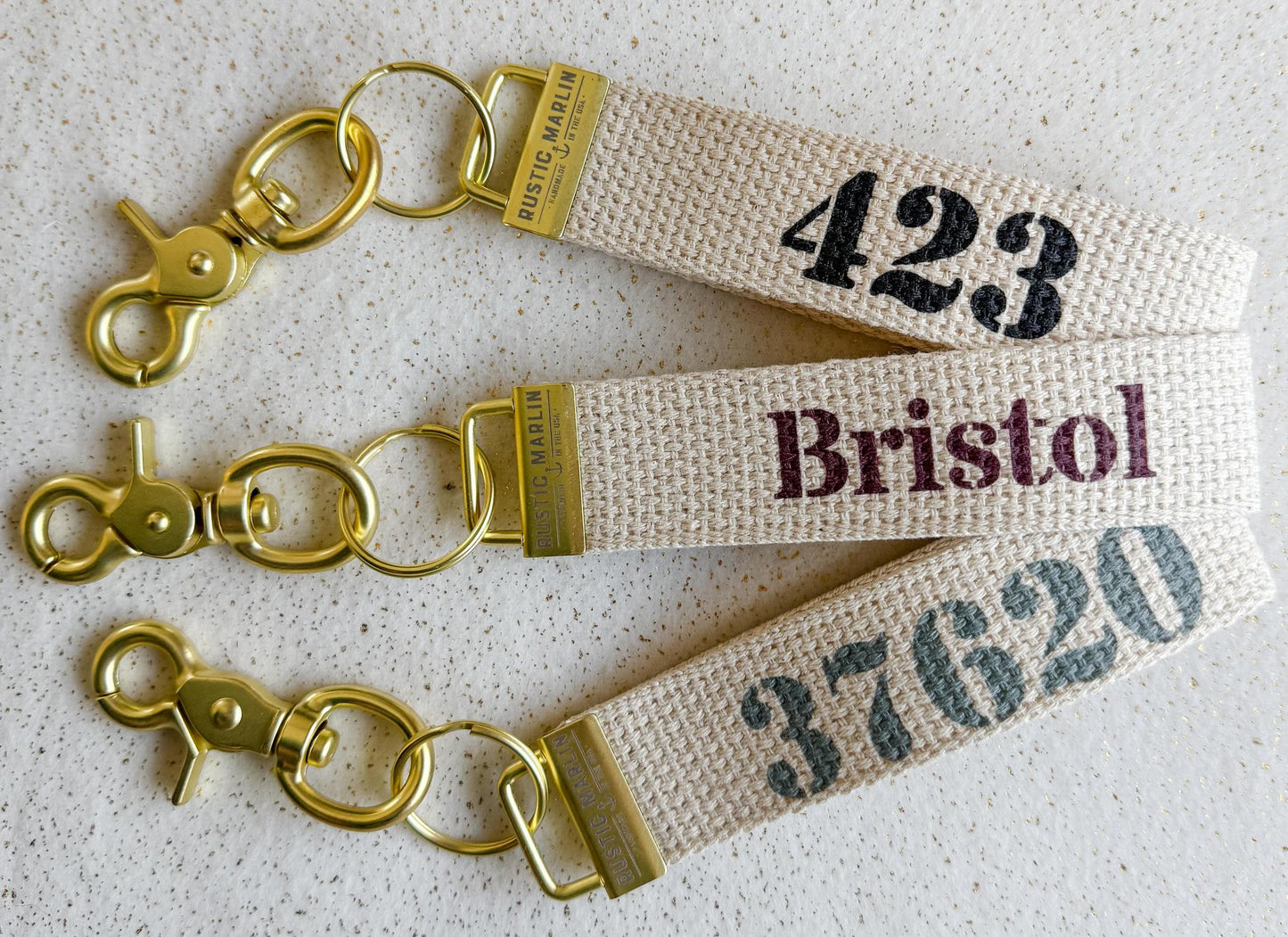 Bristol Inspired Key Wristlets