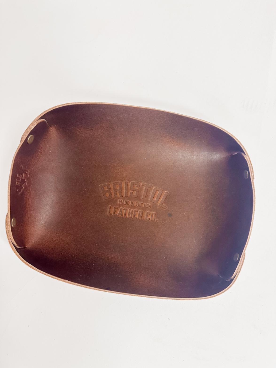 BLC Oval Leather Tray