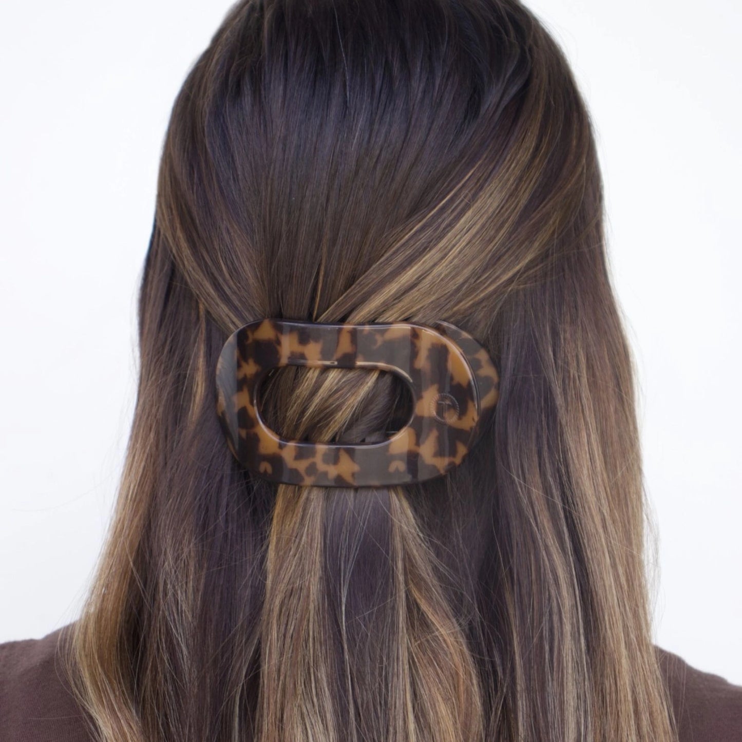 Flat Round Hair Clip- Medium