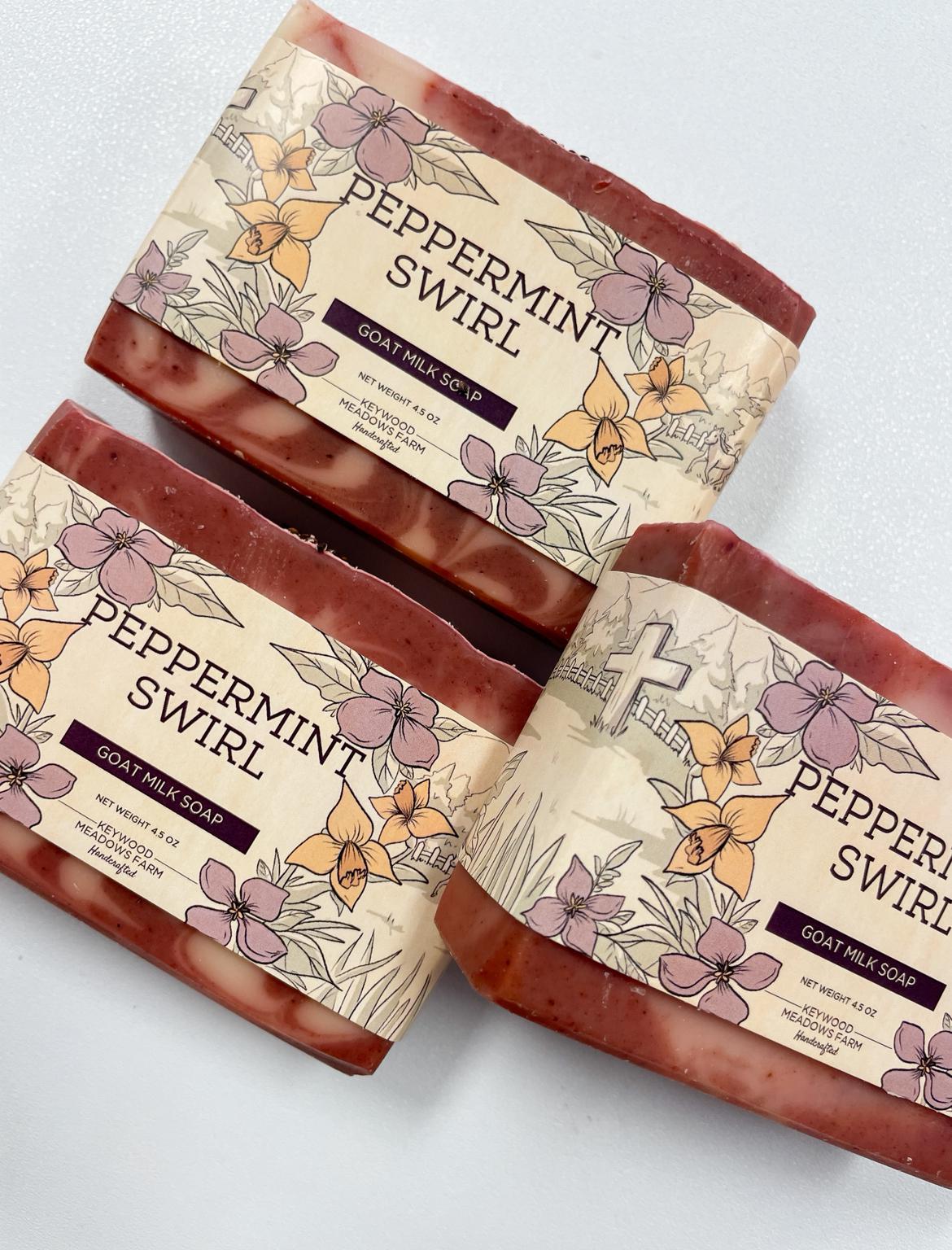 Peppermint Swirl Soap