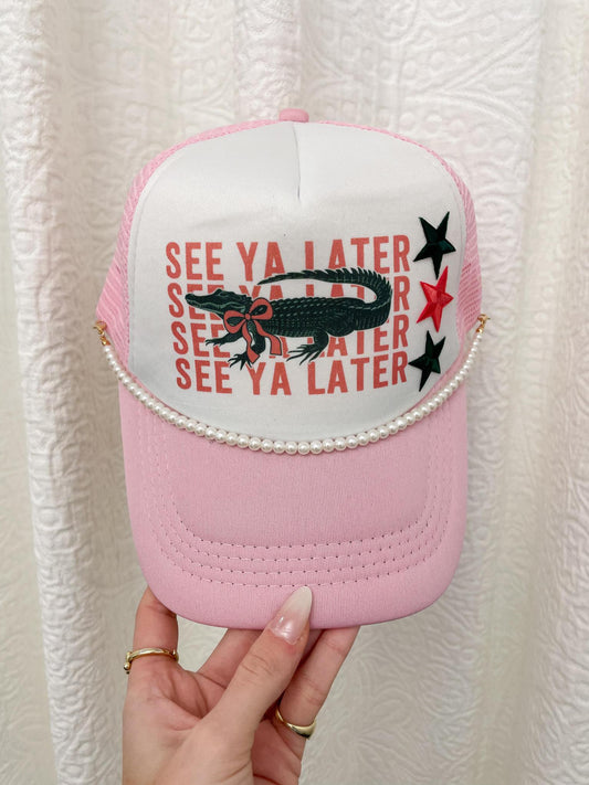 See Ya Later Alligator Trucker Hat
