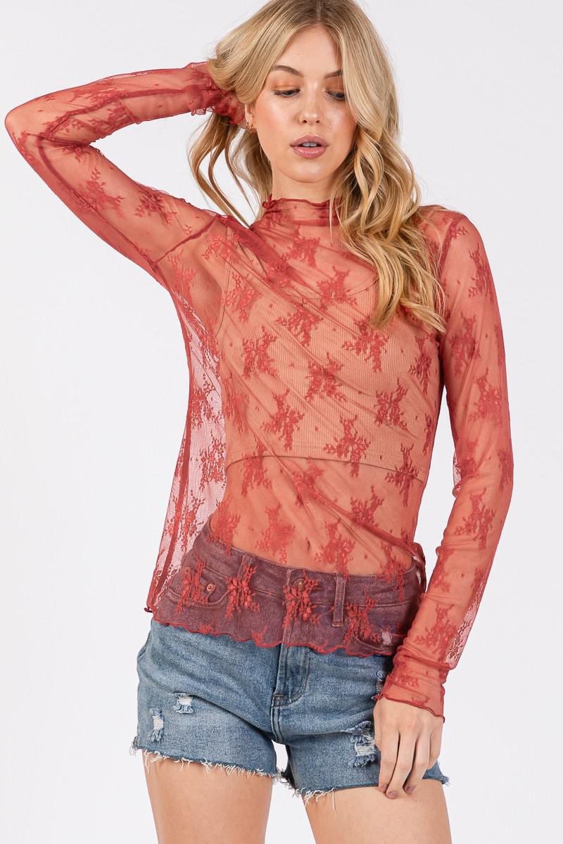Beeler St. Lace Top