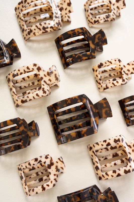 Square Flat Hair Clip-Large