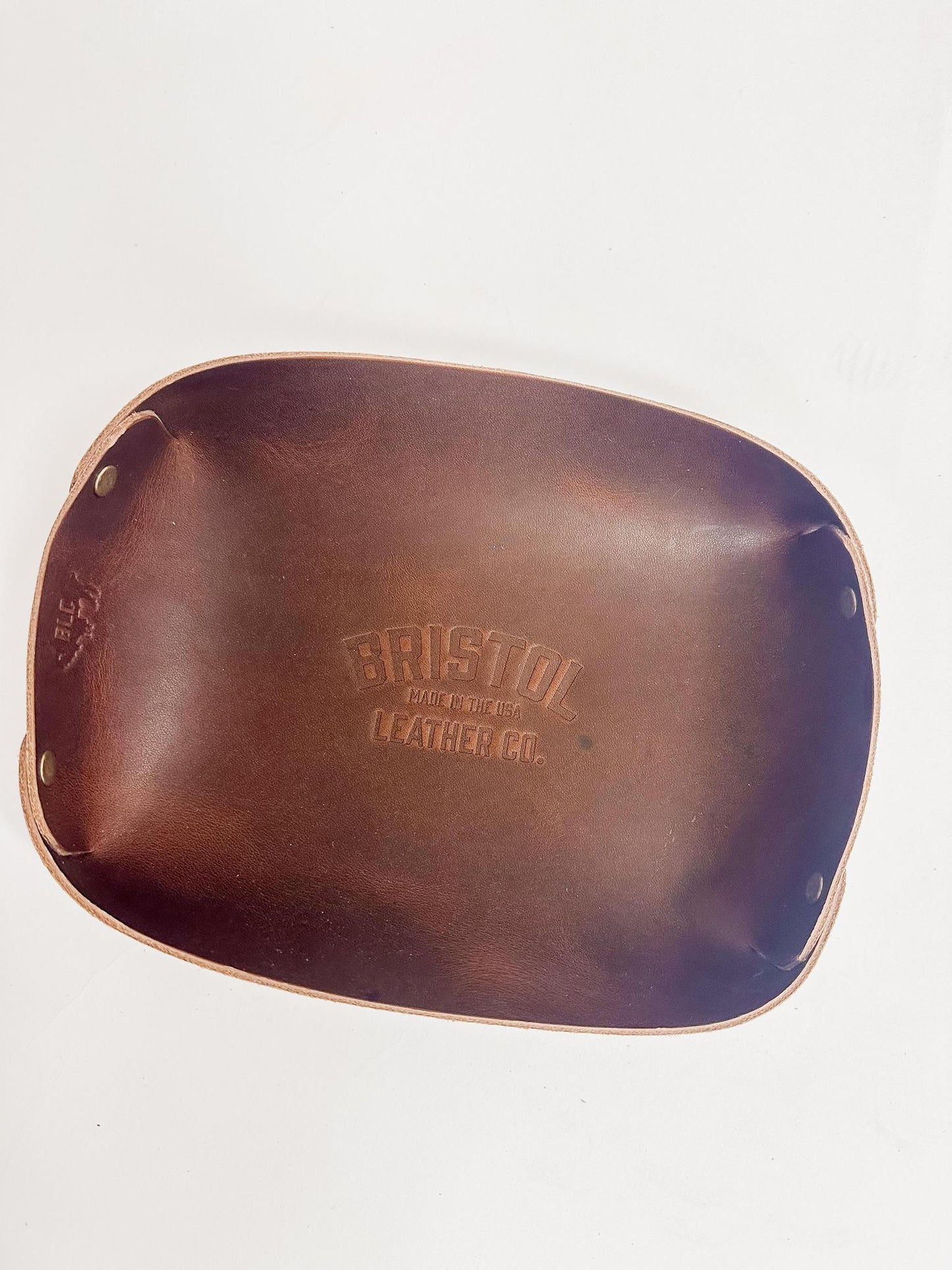 BLC Oval Leather Tray