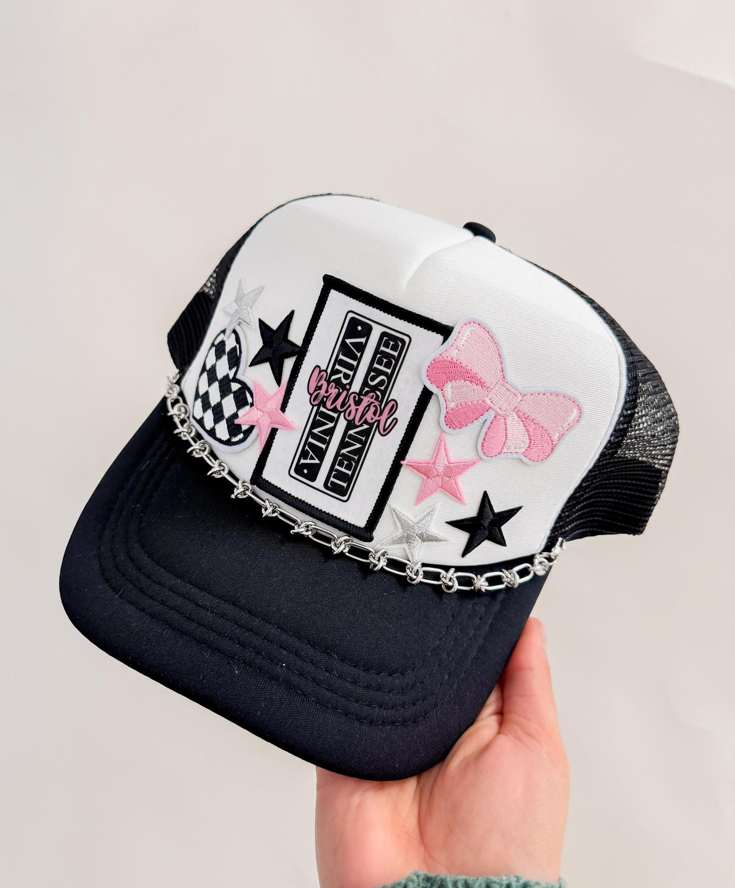 Bristol Pink Bow Trucker Hat