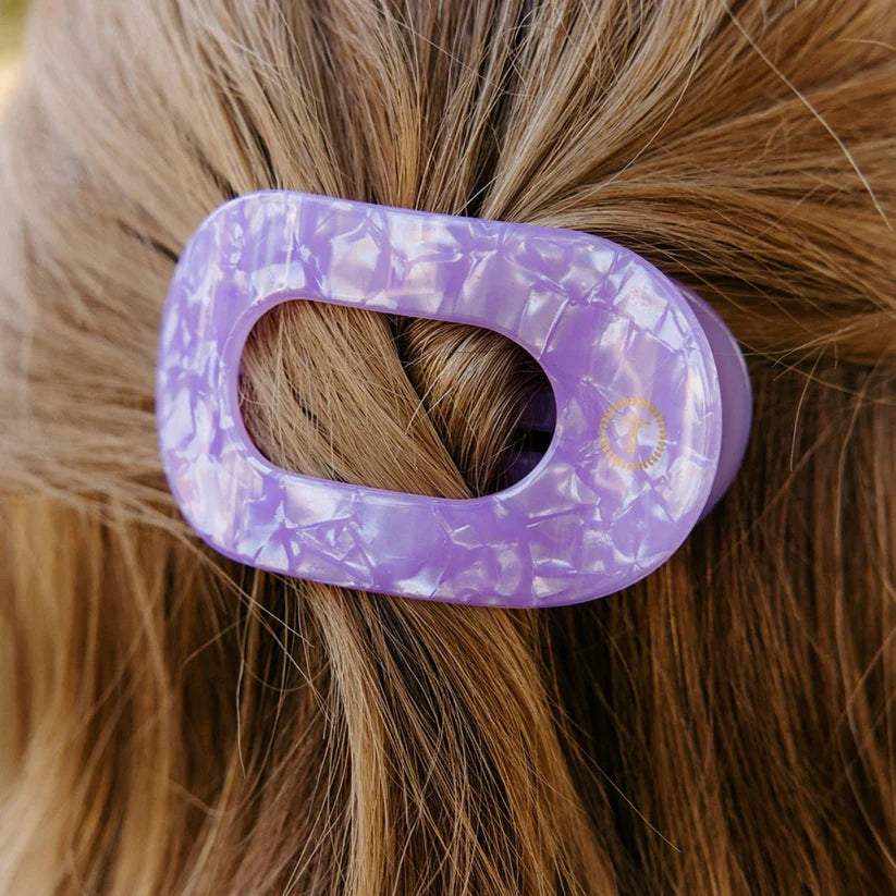 Flat Round Hair Clip- Medium
