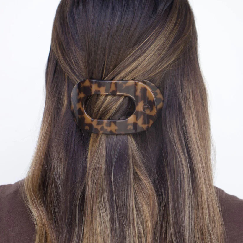 Flat Round Hair Clip- Medium