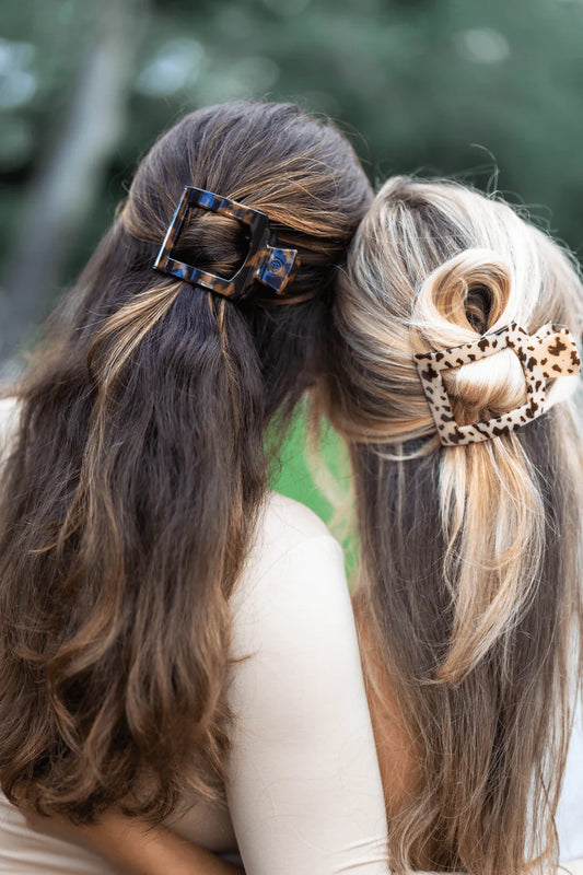 Square Flat Hair Clip-Medium